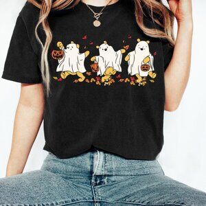 Retro Pooh Ghost Halloween Shirt, Winnie The Pooh Halloween Shirt